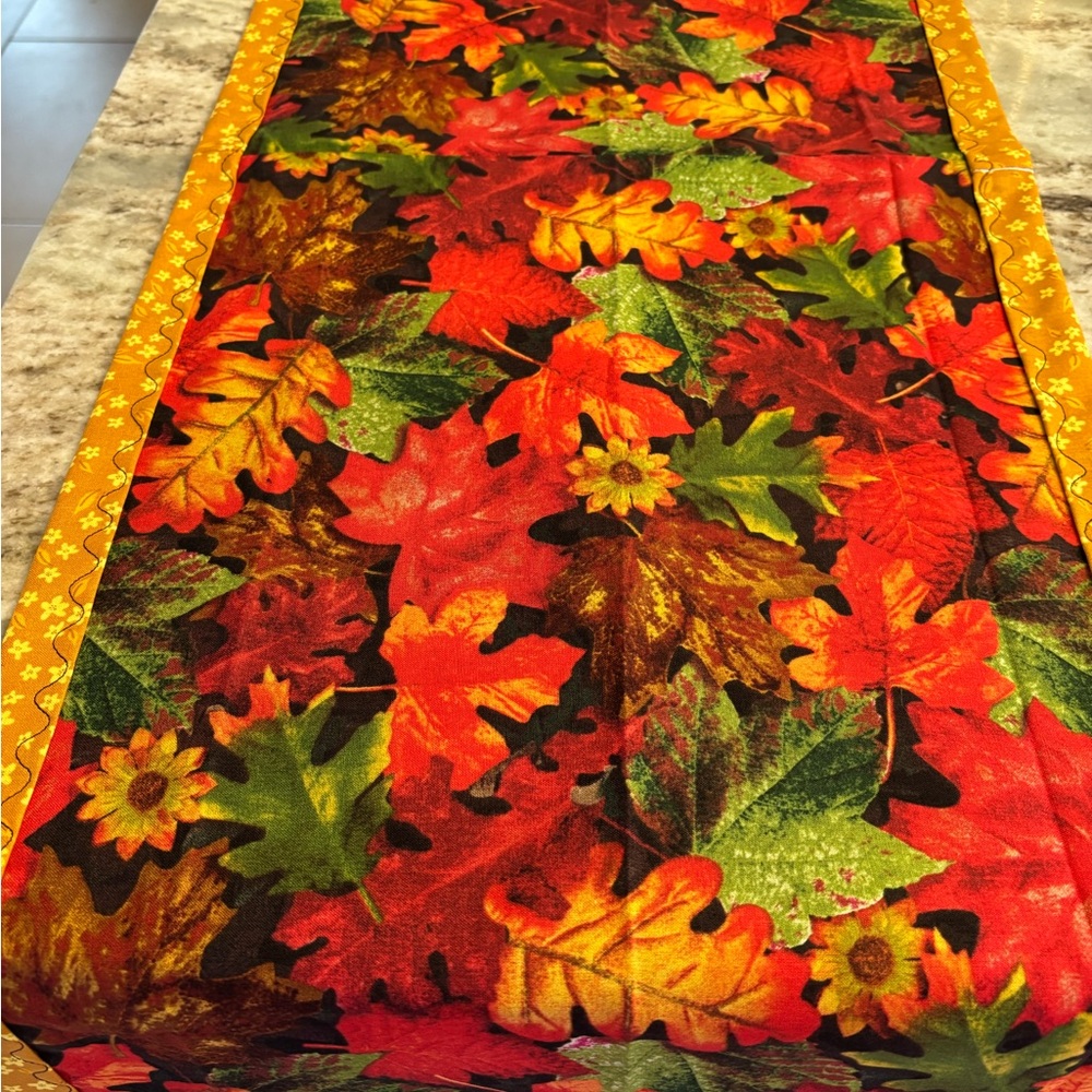 Autumn Leaves Table Runner